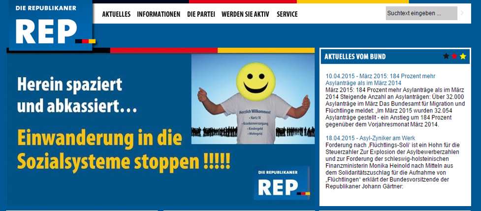 Die Republikaner (REP) Belltower.News