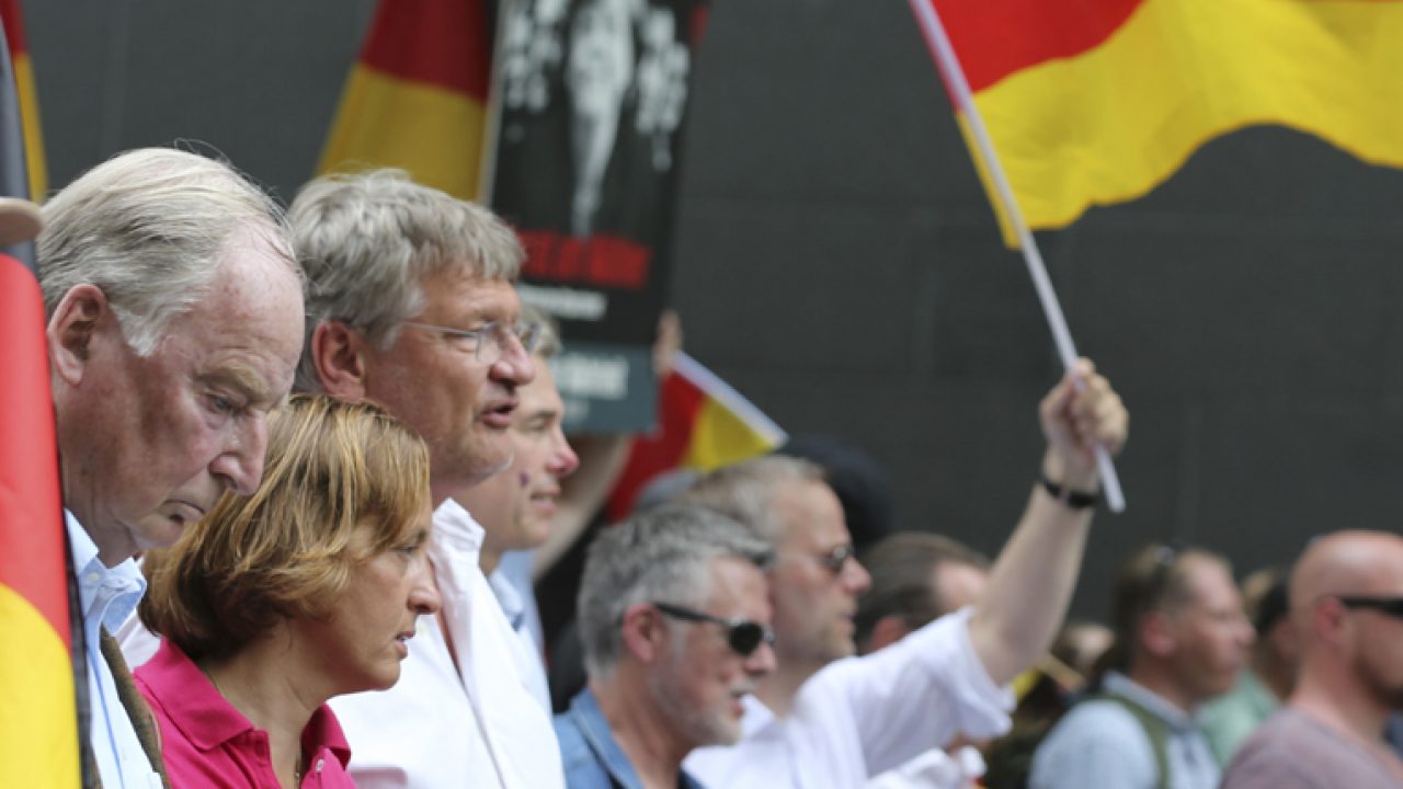 Anti-immigration and anti-Islam march in Berlin