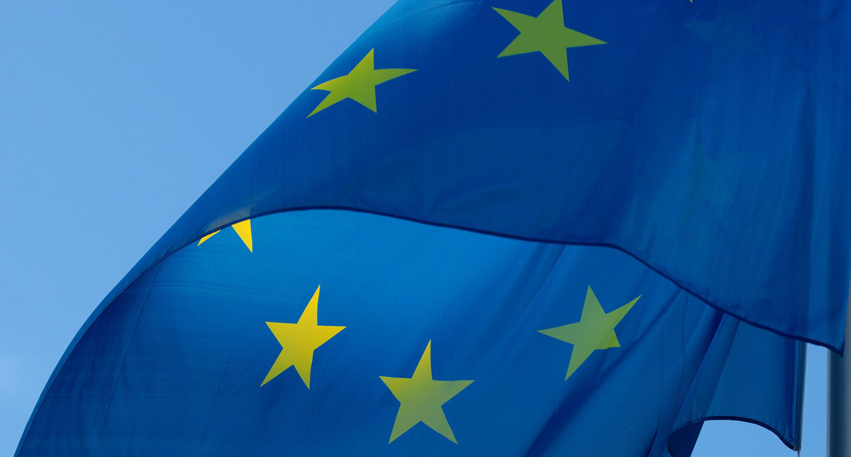 Die Flagge der Europäischen Union - Europe Direct