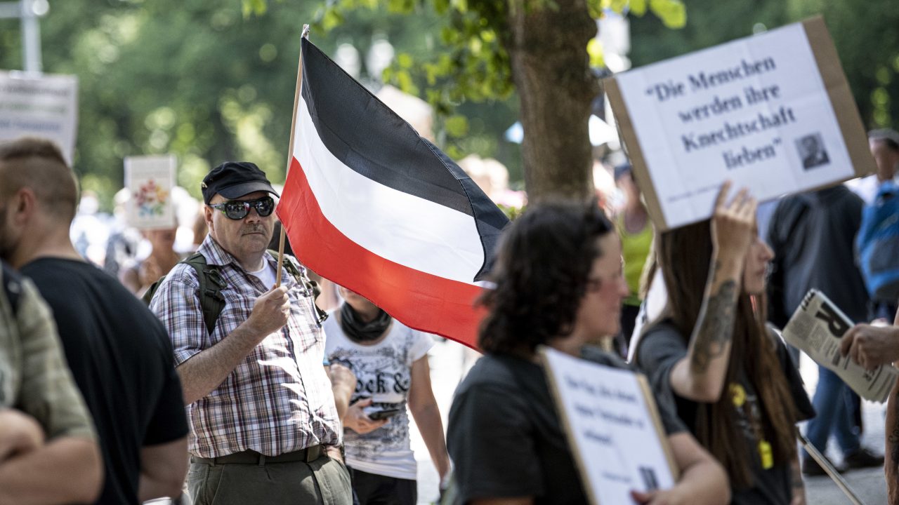 Demonstration gegen Corona-Maßnahmen in Berlin