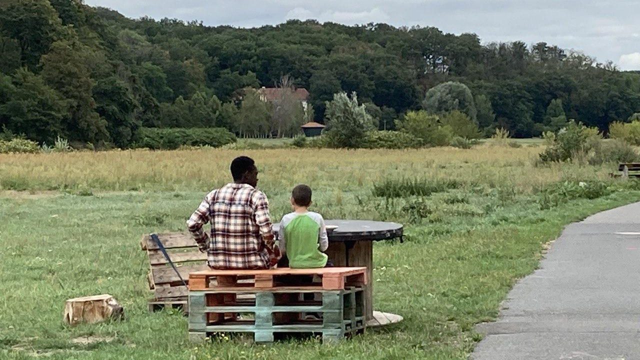 Sächsische Idylle im "Dorf der Jugend" in Grimma.