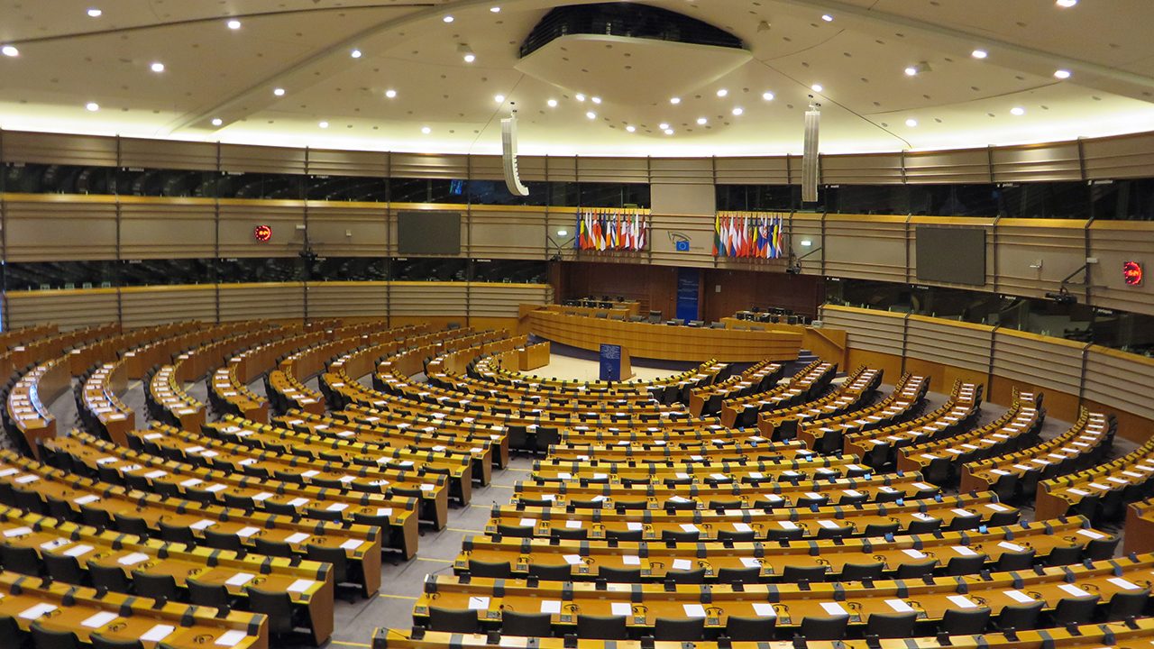 Das Europäische Parlament in Brüssel