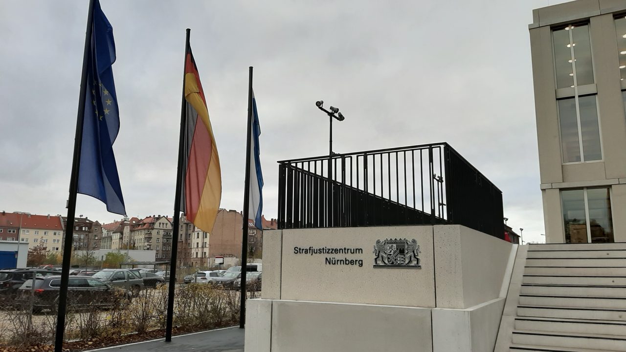 The first day of proceedings before the State Protection Chamber at the Nuremberg-Fürth Regional Court.