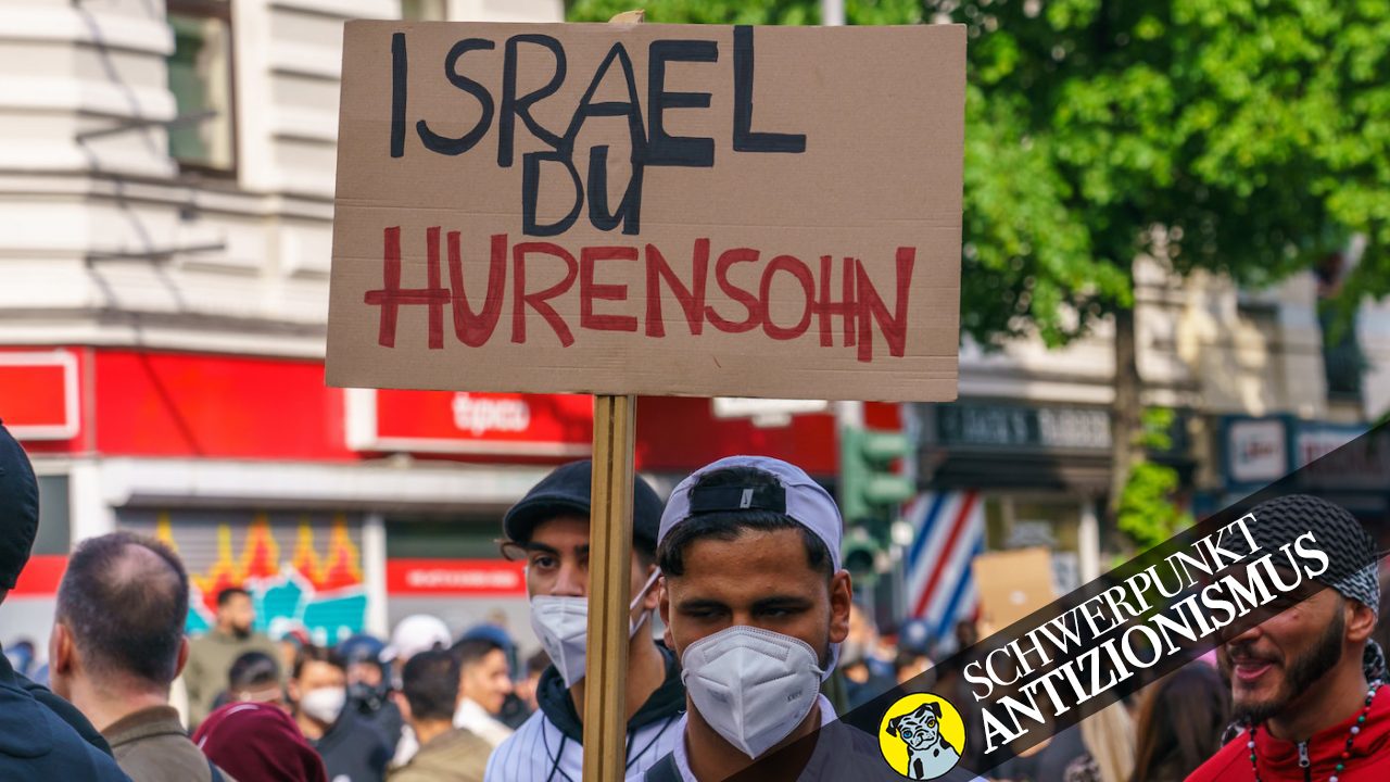 Am 15. Mai 2021, zum "Nakba Tag" kam es in ganz Deutschland, hier in Berlin, zu israelfeindlichen und antisemitischen Demonstrationen.