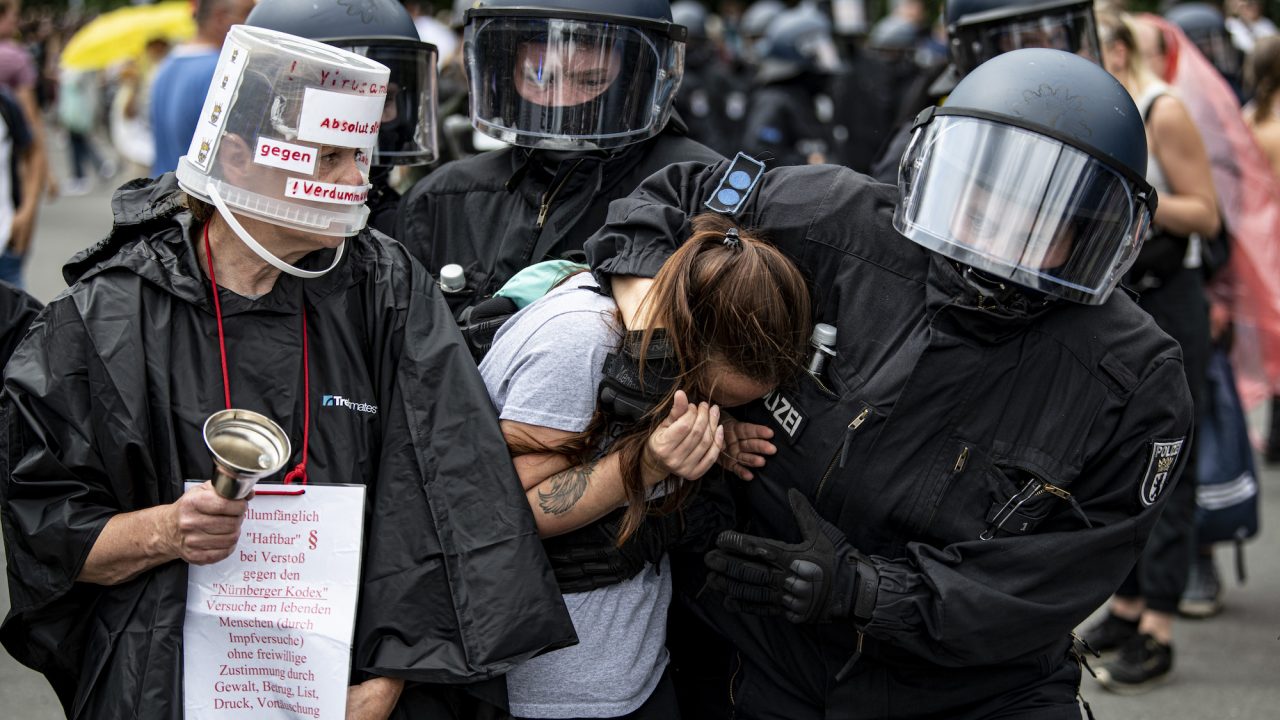 Demonstrationsverbot in Berlin -Versammlung