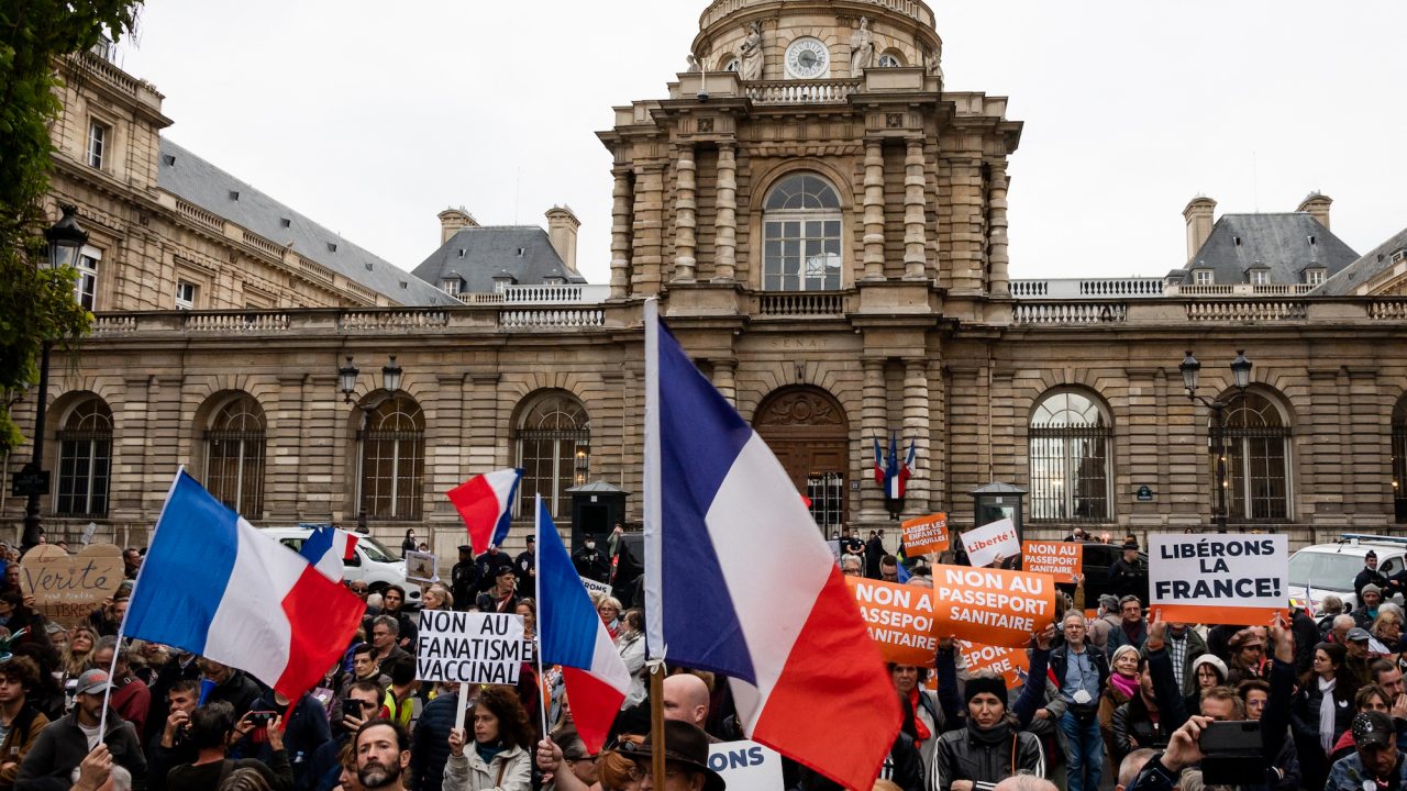 Anti-Vax Protest - Paris