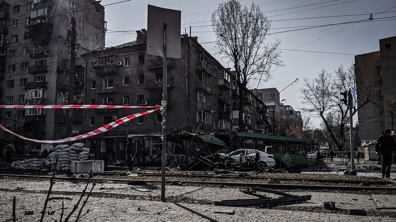 Kyiv under fire. The Nigerian students Ruby, Jude and Andy studied in the Ukrainian capital, before the war forced them to flee