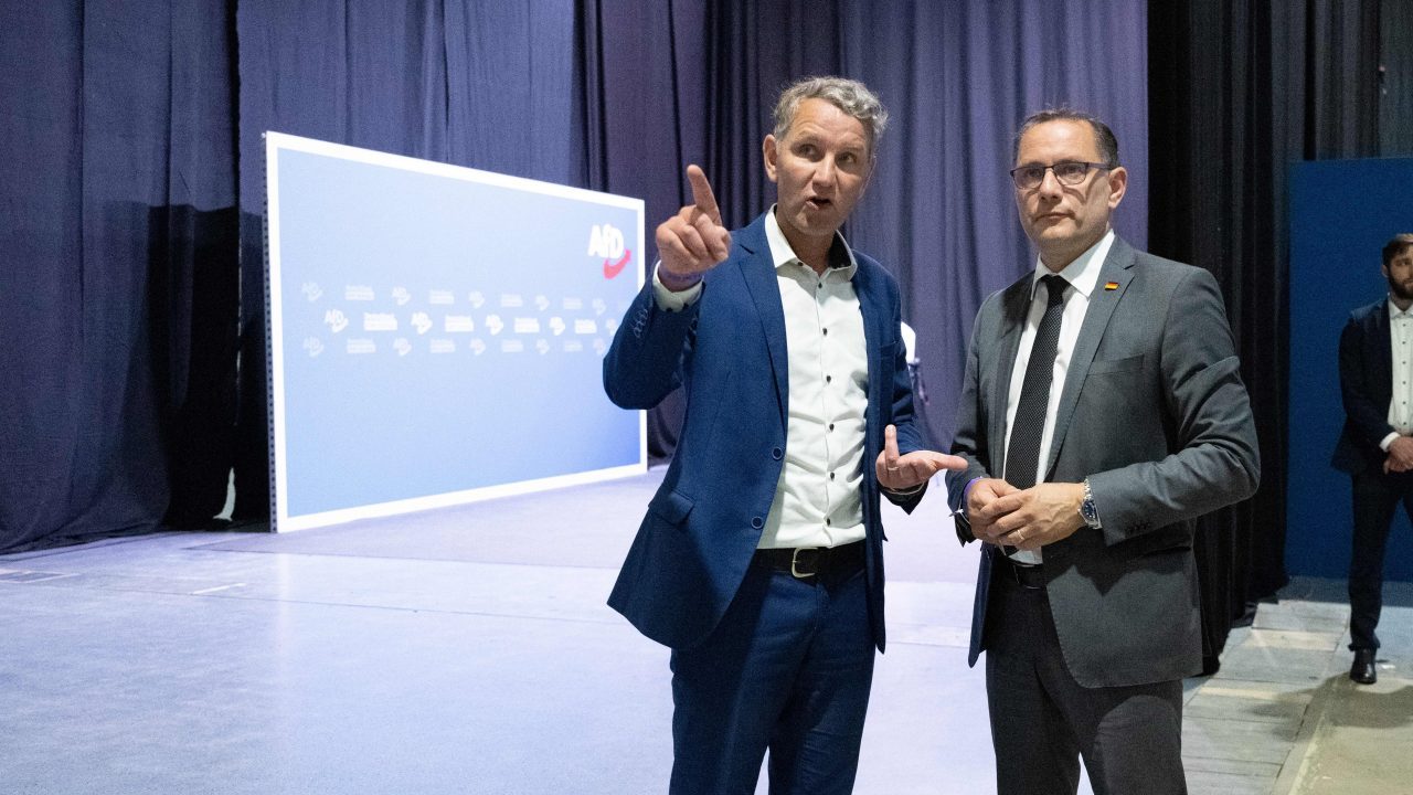 Höcke leads, Chrupalla is allowed to come along. At least that’s the image at AfD’s June 2022 national party conference.