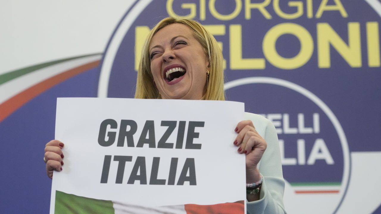 CORRECTION APTOPIX Italy Elections