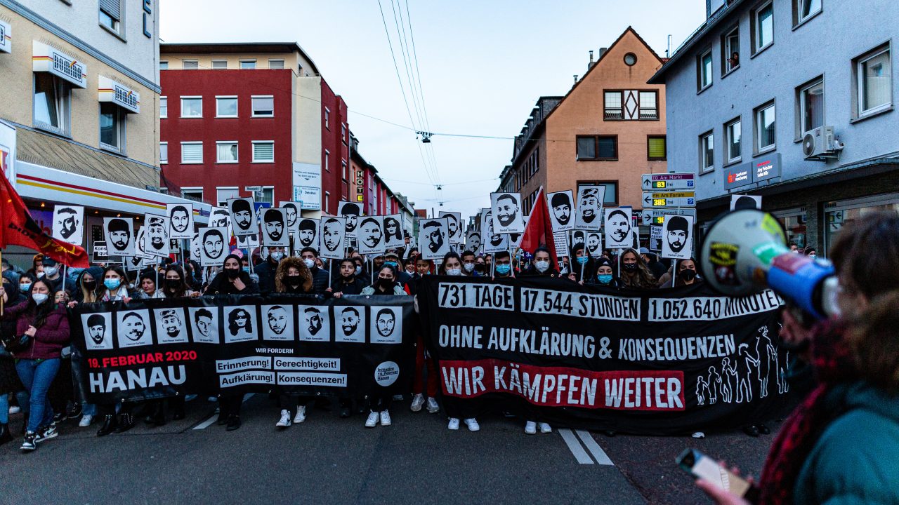 19.02.2022 - Marktplatz und Demo - zweiter Jahrestag Hanau (1)