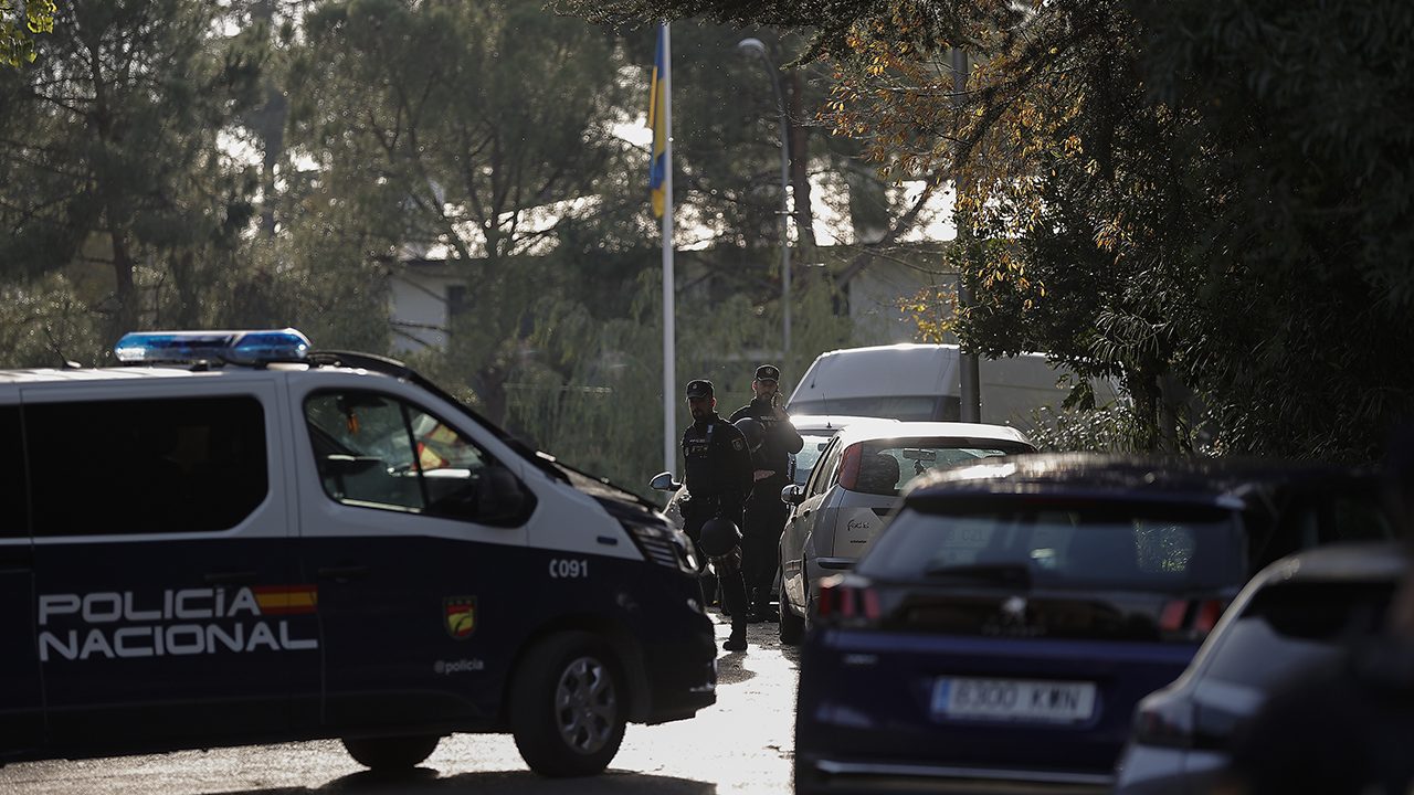 Eine der Briefbomben explodierte in der ukrainischen Botschaft in Madrid