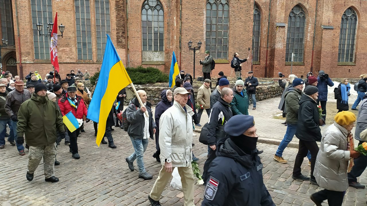 Memorable procession of legionnaires