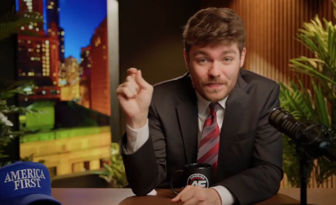 Nick Fuentes: “I don’t want to catch anybody not mewing. Lean is the law. This is the year that we are all ascending. We’re doing what we need to do to increase our looks, our money, our power”.