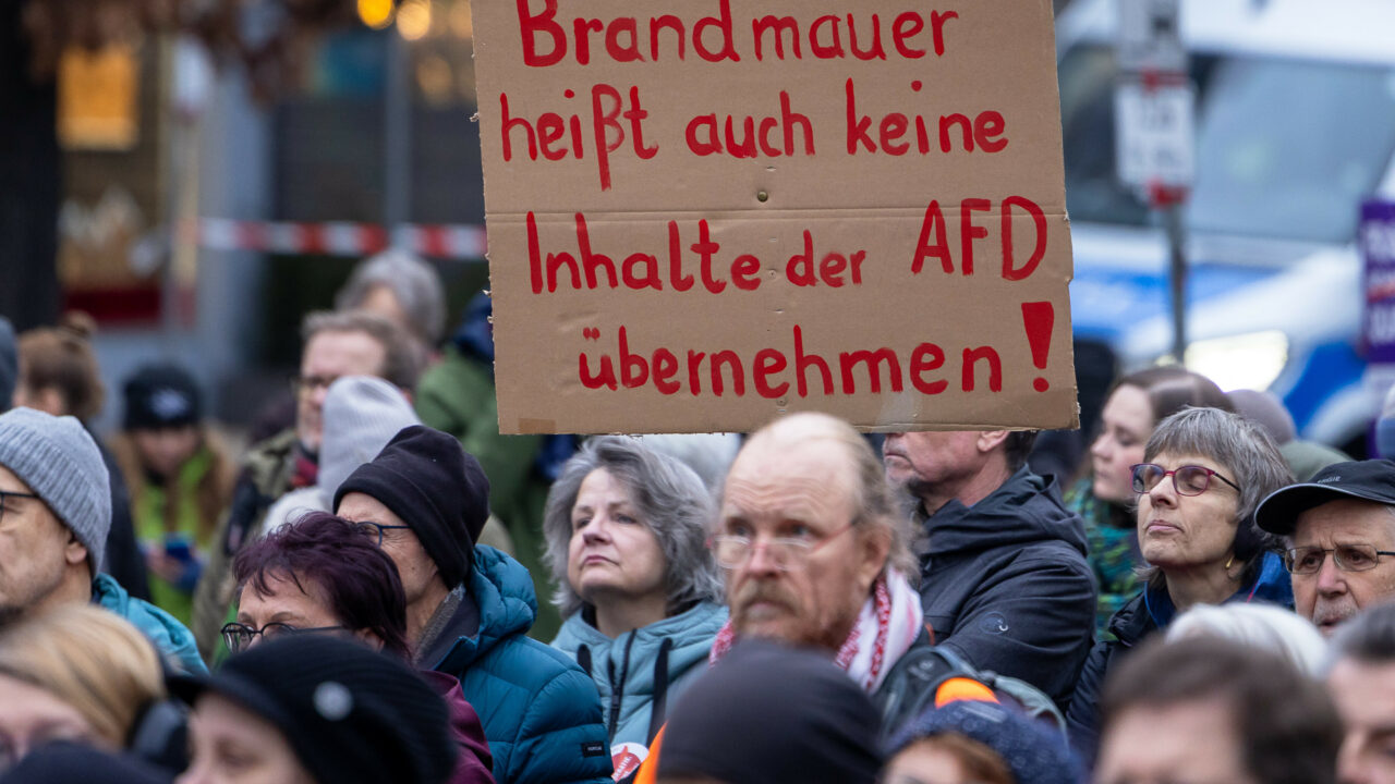 Demokratie. Ohne Alternative!  Zentrale Kundgebung zur Kommunalwahl, Nuernberg, 07.02.2026