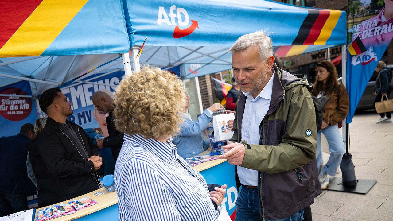 Landtagswahlkampf in Mecklenburg-Vorpommern - AfD